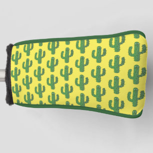 Day of the Dead Happy Cactus Patterned Golf Head Cover