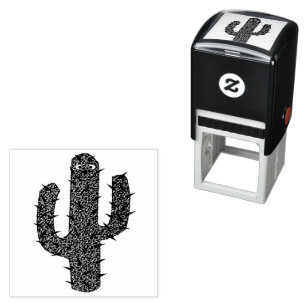 Day of the Dead Happy Cactus Self-inking Stamp