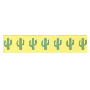 Day of the Dead Happy Cactus Short Table Runner