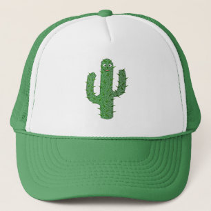 Day of the Dead Happy Cactus Trucker Hat
