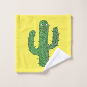 Day of the Dead Happy Cactus Wash Cloth