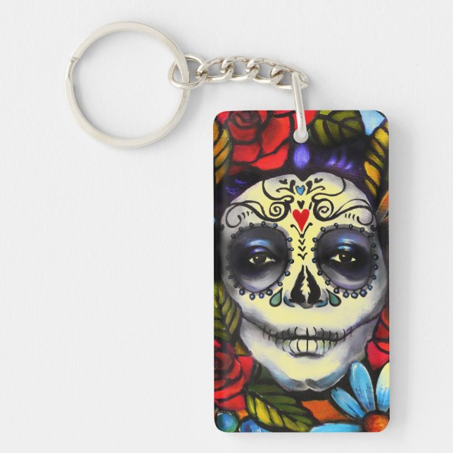 Day of the Dead Key Ring (Front)
