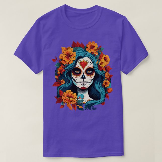 Day of The Dead La Catrina Muertos Women T-Shirt (Design Front)