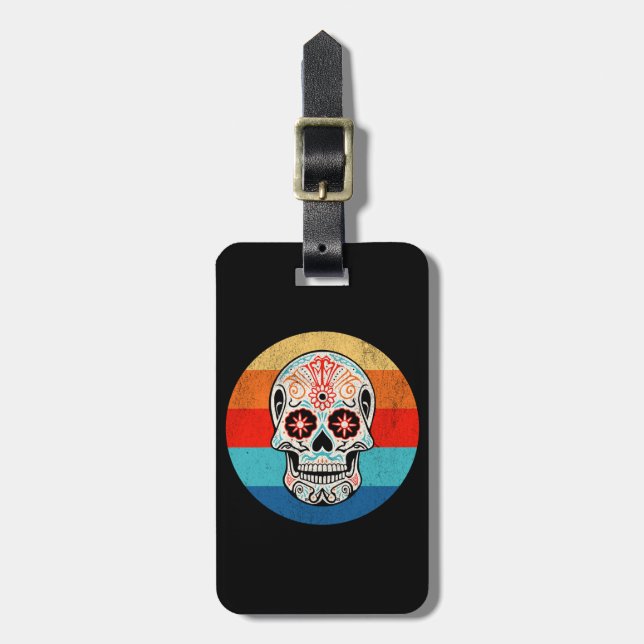 Day of the Dead Luggage Tag (Front Vertical)