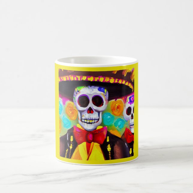 Day of the Dead Man 2 Coffee Mug (Center)