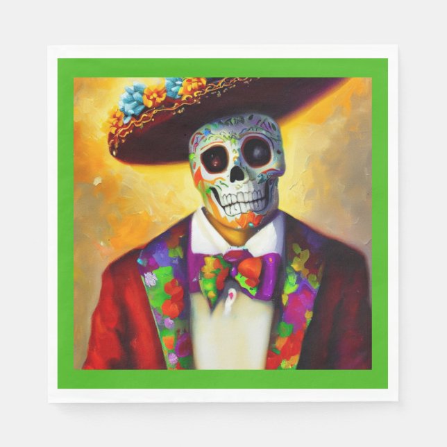 Day of the Dead Man 3 Napkin (Front)
