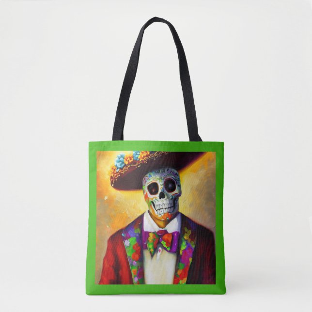 Day of the Dead Man 3 Tote Bag (Front)