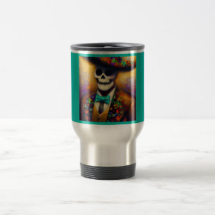 Day of the Dead Man 4 Travel Mug