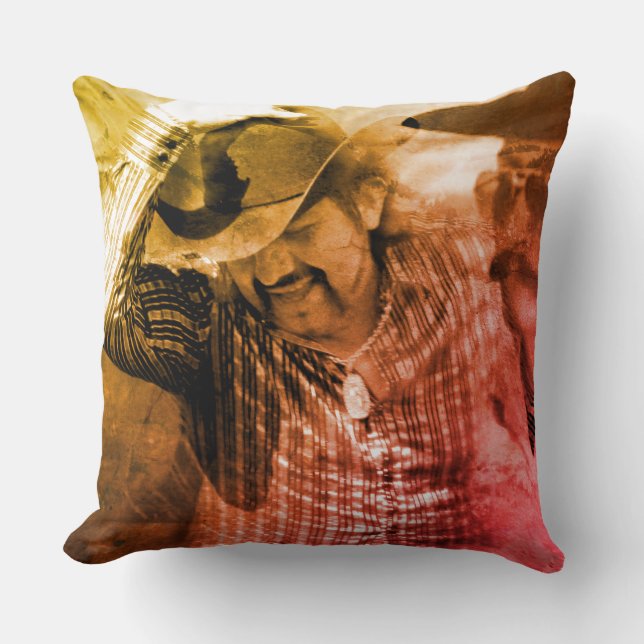 Day of the Dead - Man Celebrating  Cushion (Front)