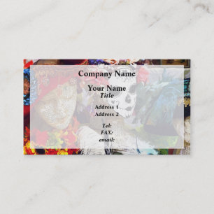 Day of the Dead Mask Business Card