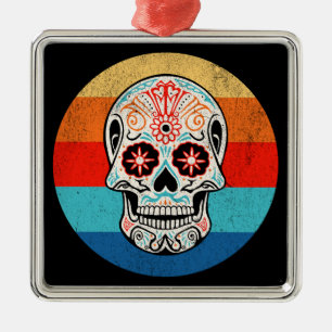 Day of the Dead Metal Ornament