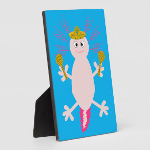 Day of the Dead Mexican Axolotl Plaque