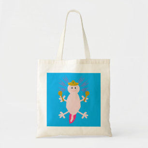 Day of the Dead Mexican Axolotl Tote Bag