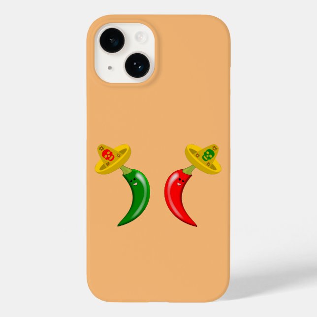 Day of the Dead Mexican Chilis Case-Mate iPhone Case (Back)