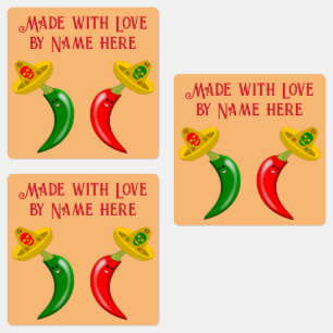 Day of the Dead Mexican Chilis Custom