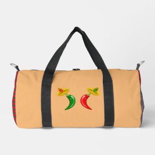 Day of the Dead Mexican Chilis Duffle Bag