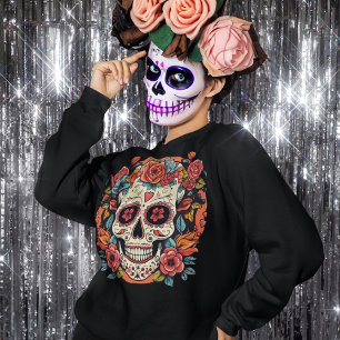 Day of the Dead Mexican Sugar Skull Sweatshirt