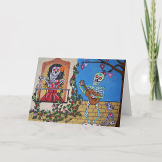 DAY OF THE DEAD Midnight Serenade Card