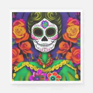 Day of the Dead Napkin