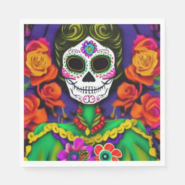 Day of the Dead Napkin (Front)