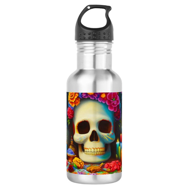 Day of the Dead Ofendra 4 710 Ml Water Bottle (Front)