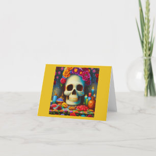 Day of the Dead Ofendra 4 Holiday Card
