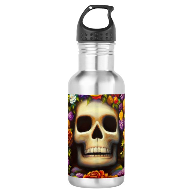 Day of the Dead Ofendra 5 710 Ml Water Bottle (Front)