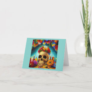 Day of the Dead Ofendra 6 Holiday Card
