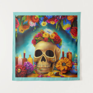 Day of the Dead Ofendra 6 Tapestry