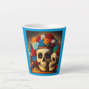 Day of the Dead Offrendas 2 Latte Mug