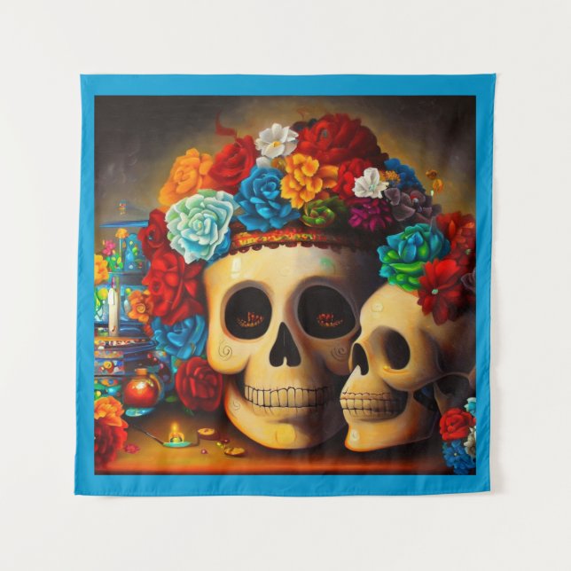 Day of the Dead Offrendas 2 Tapestry (Front)