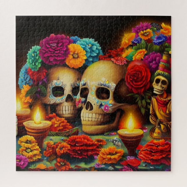 Day of the Dead Offrendas (3) Jigsaw Puzzle (Vertical)