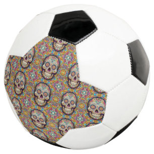 Day of the Dead Pattern Soccer Ball