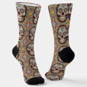 Day of the Dead Pattern Socks