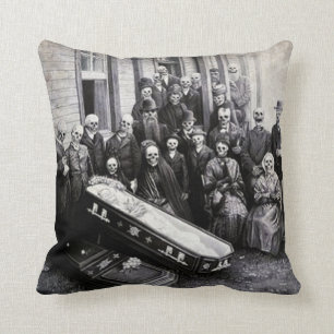 Day of the Dead Pillow - Calaveras Family Funeral