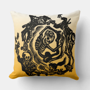 Day of the Dead Pillow - Jose Posada