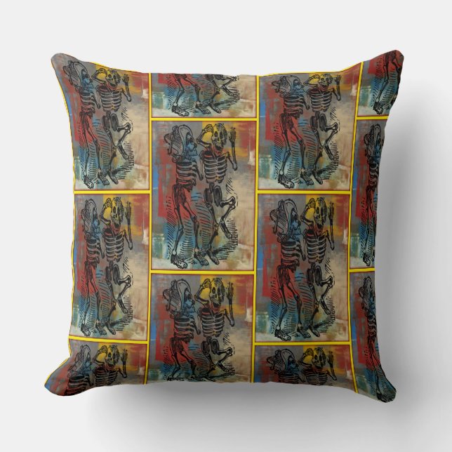 Day of the Dead Pillow - Jose Posada (Front)
