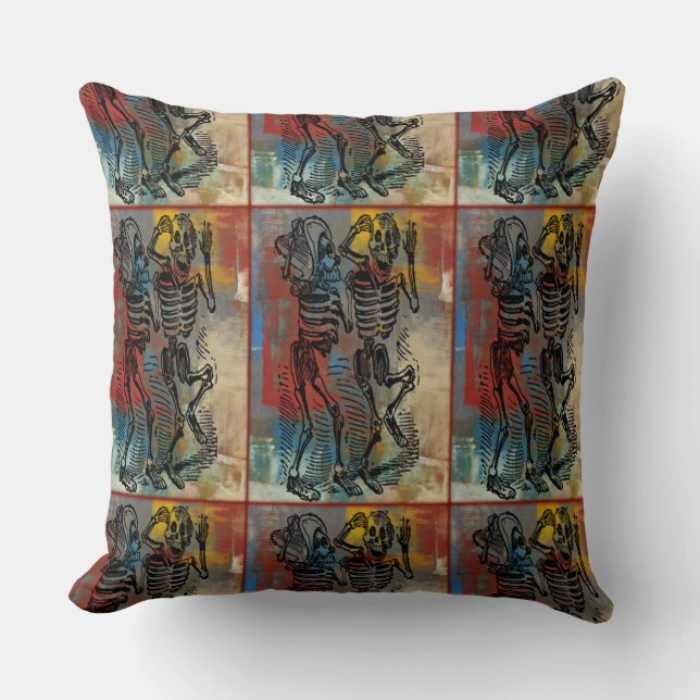 Day of the Dead Pillow - Jose Posada (Front)