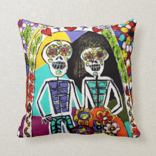 Day of the Dead - Pillow Mexican Couple