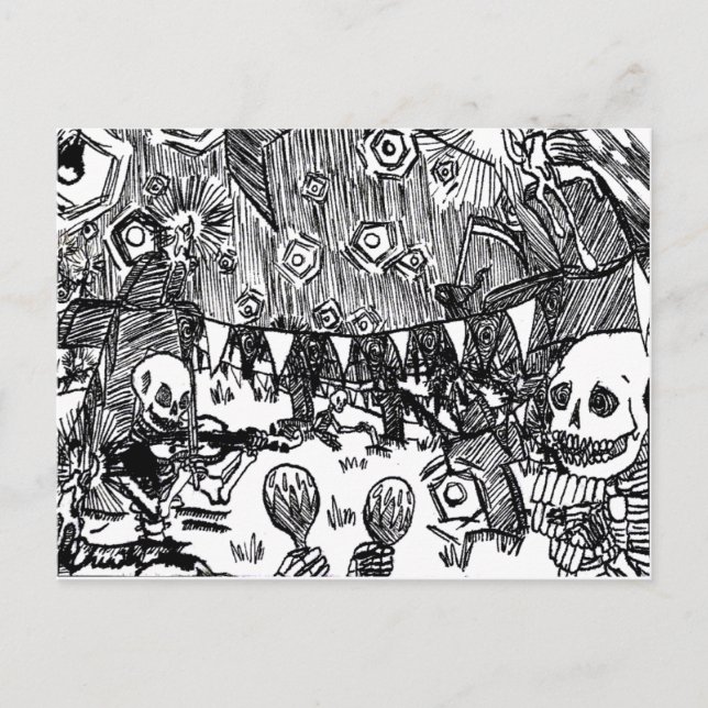 Day of the Dead Postcard (Front)
