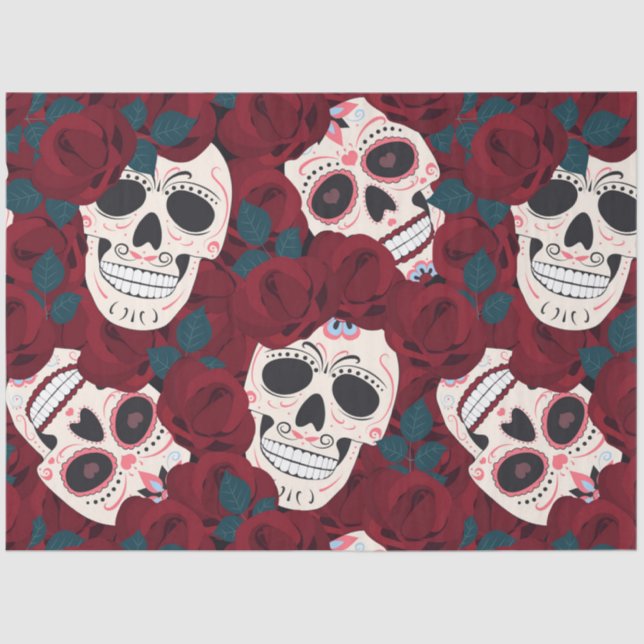 Day of the Dead Series Design 12 Tissue Paper (Front)