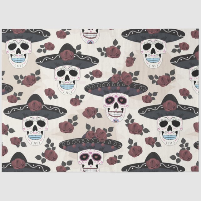 Day of the Dead Series Design 8 Tissue Paper (Front)