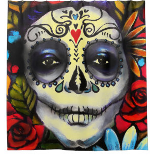 Day of the Dead Shower Curtain
