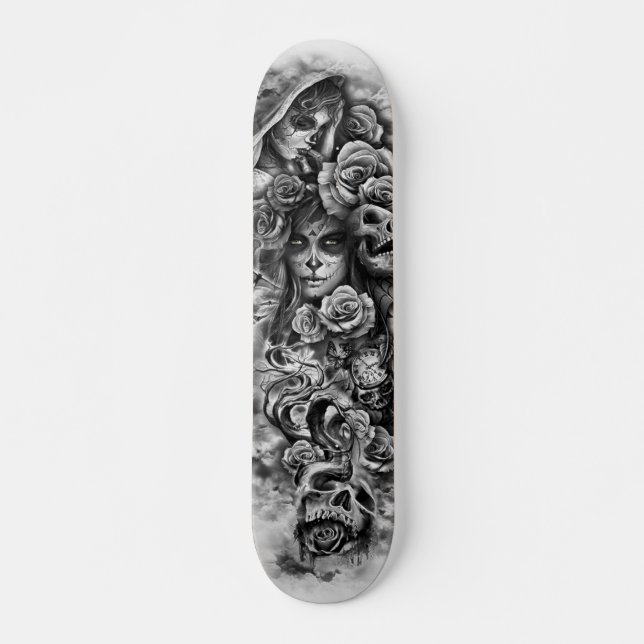 Day of the Dead Skate Deck (Front)