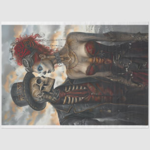 Day of the Dead Skeleton Decoupage Tissue Paper