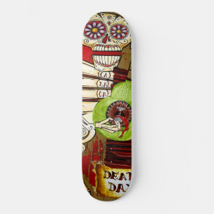 Day of the Dead Skeleton Skateboard
