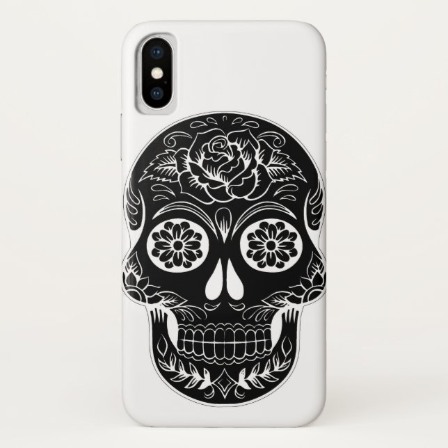 Day of the Dead Skull Case-Mate iPhone Case (Back)