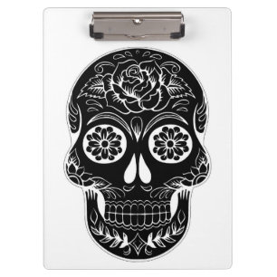 Day of the Dead Skull Clipboard