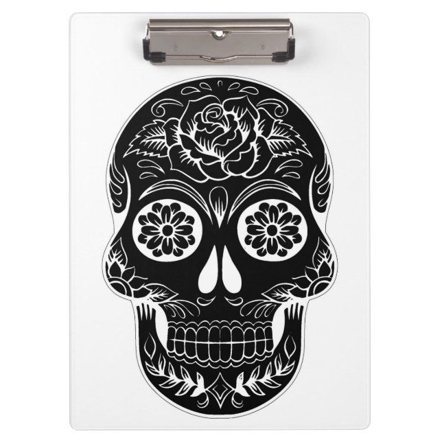 Day of the Dead Skull Clipboard (Front)