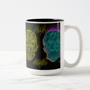 Day of the Dead Skull Mug